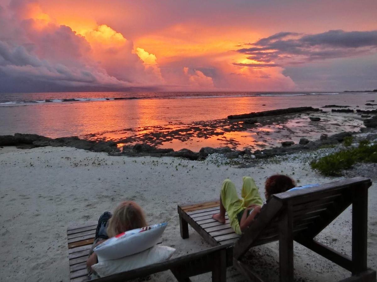Bed and Breakfast Tifaifai Et Café Huahine Fare Esterno foto