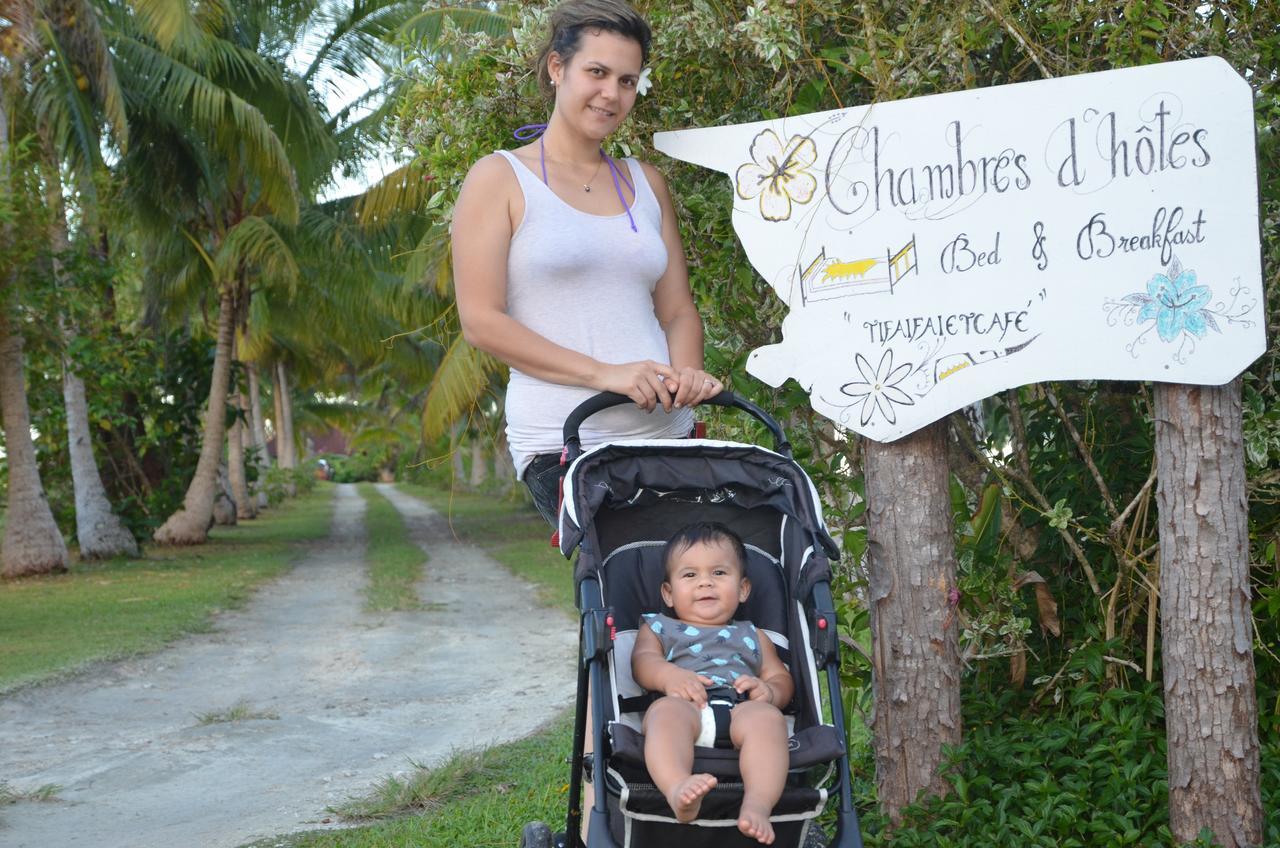 Bed and Breakfast Tifaifai Et Café Huahine Fare Esterno foto